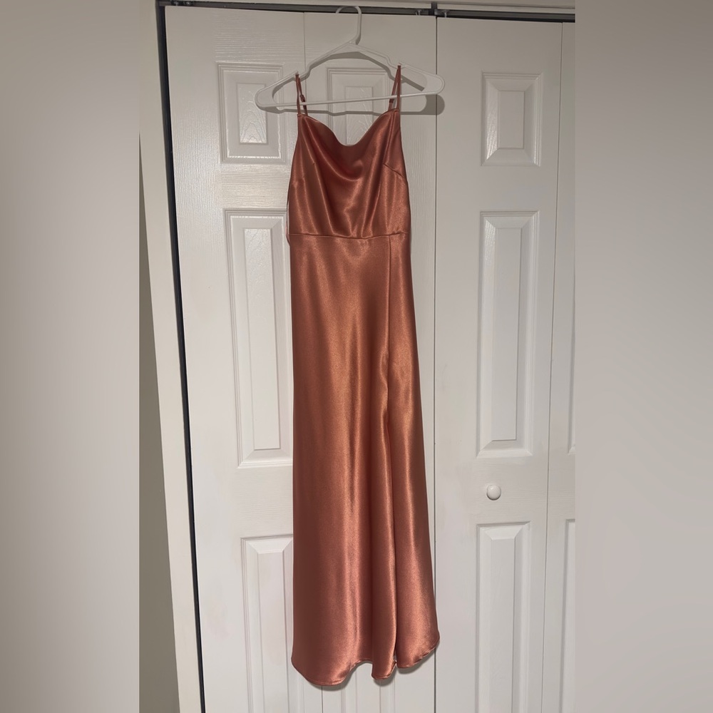 Maxi Satin Dress